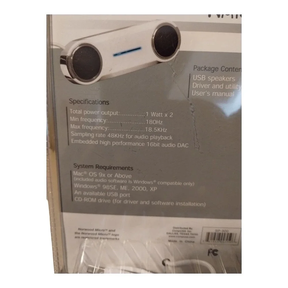 Norwood Micro USB Speaker‎ Embedded High Performance 16bit Audio Dac Mac & PC